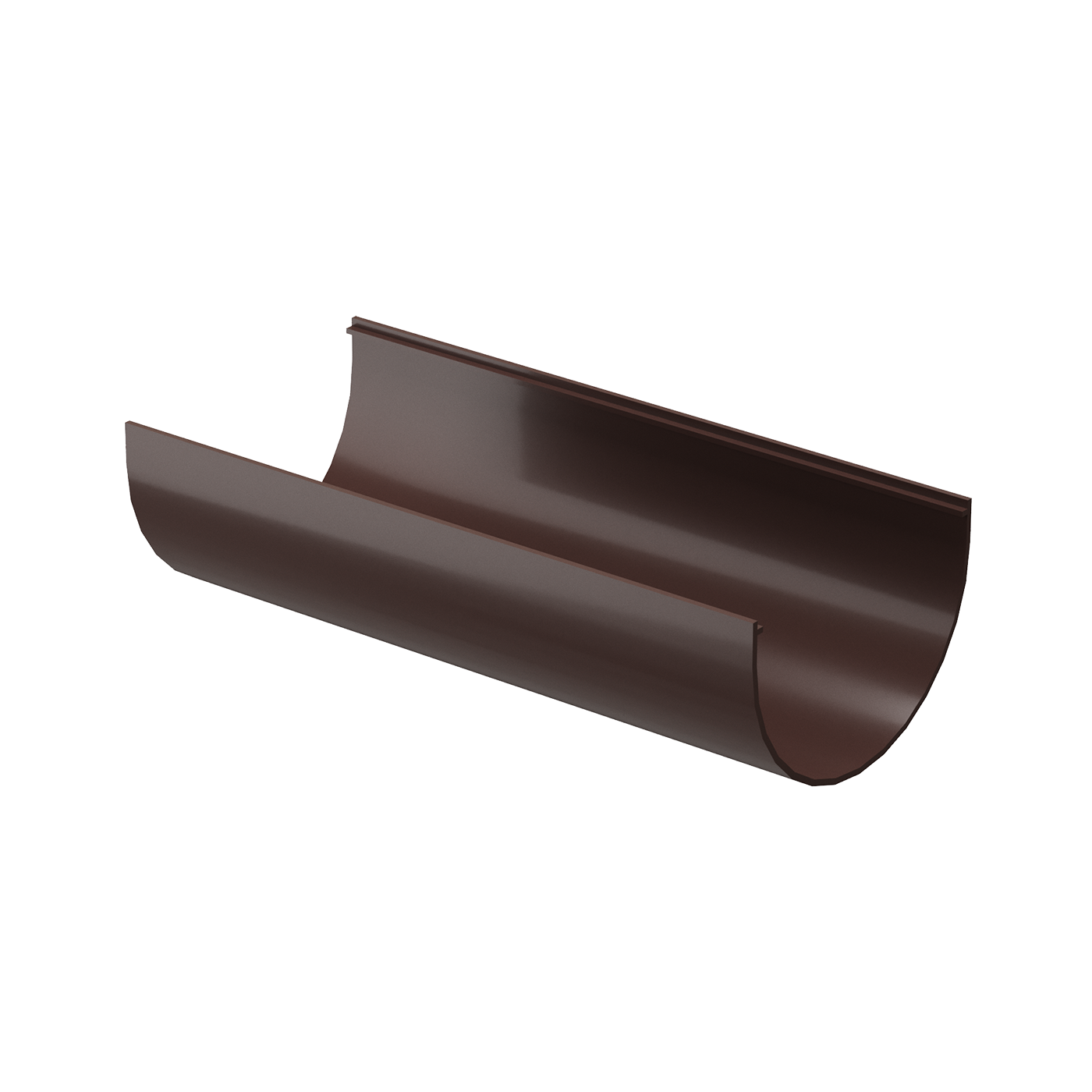 Заказать Желоб водосточный 2 м Standard, тёмно-коричневый