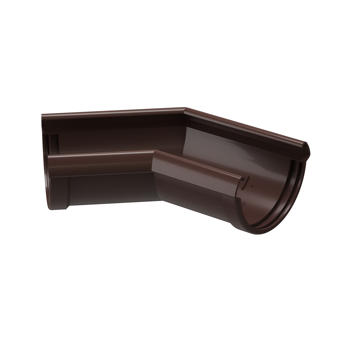 Заказать Угол желоба 135˚ Lux, шоколад
