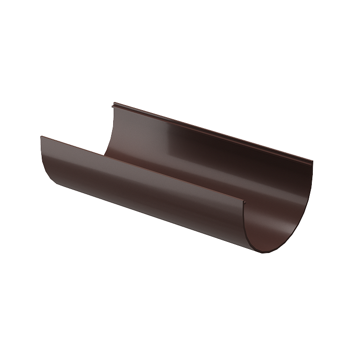 Желоб водосточный 3 м Standard, тёмно-коричневый