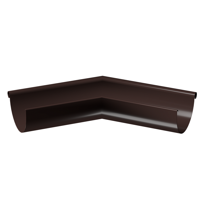 Внешний угол желоба 135˚ Stal Premium, шоколад