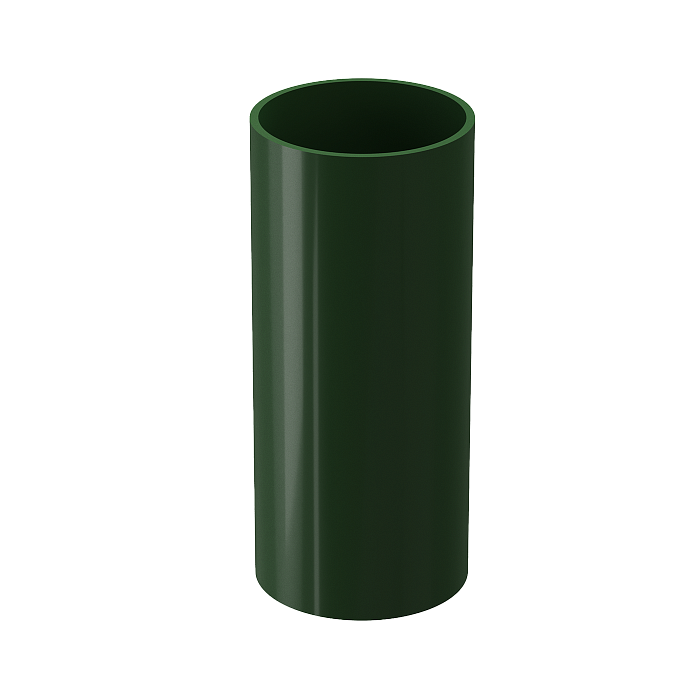 Труба водосточная 1 м Standard, зелёный